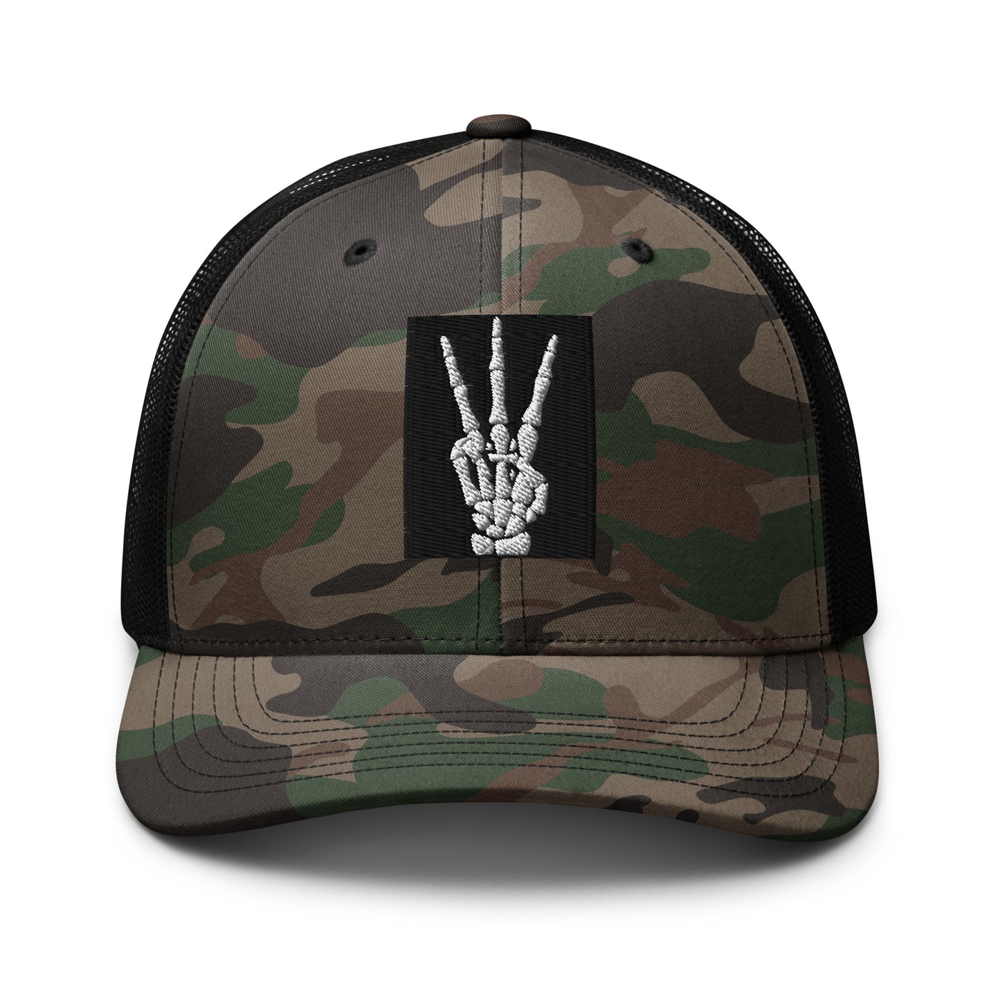 Camo Code 3 skeleton hat