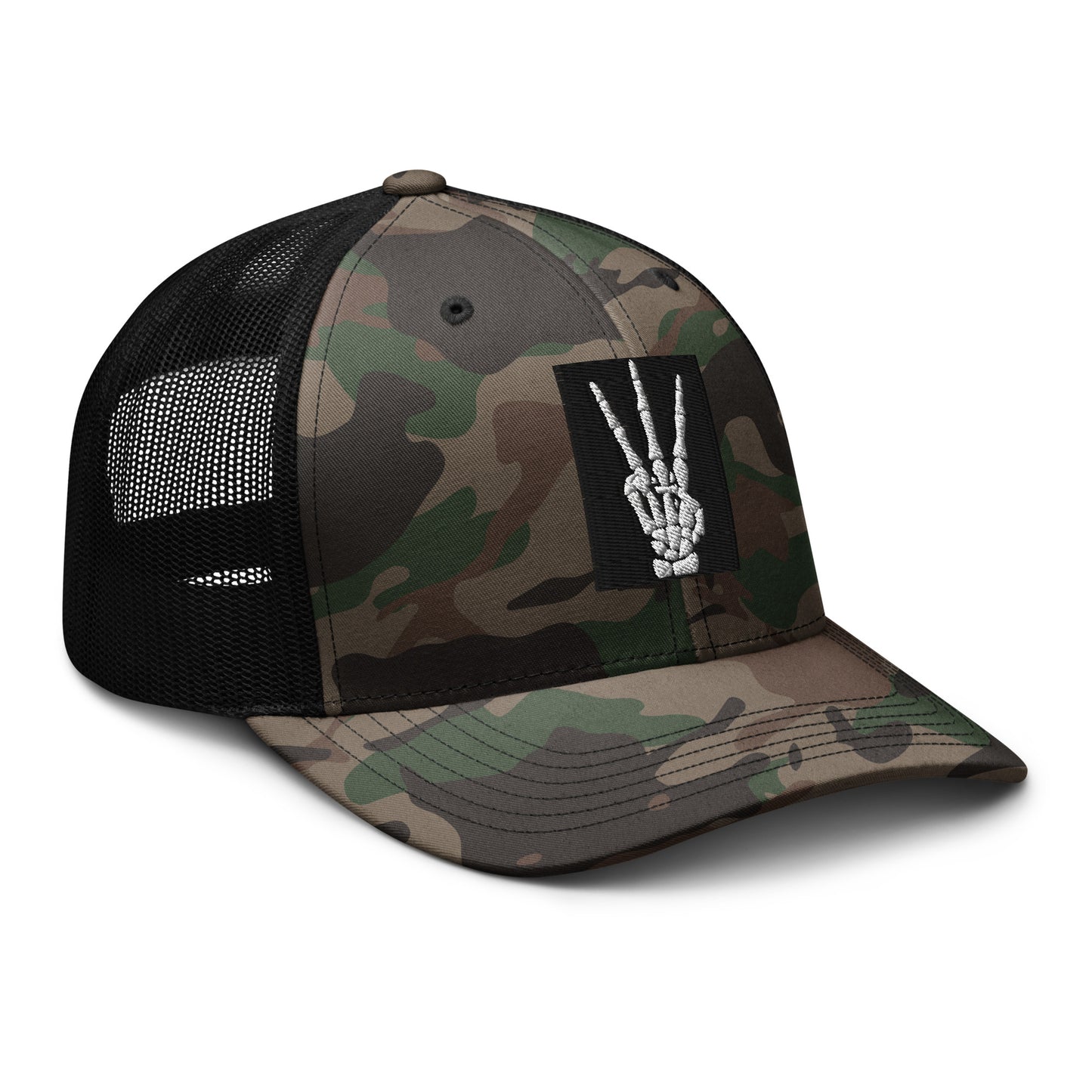 Camo Code 3 skeleton hat