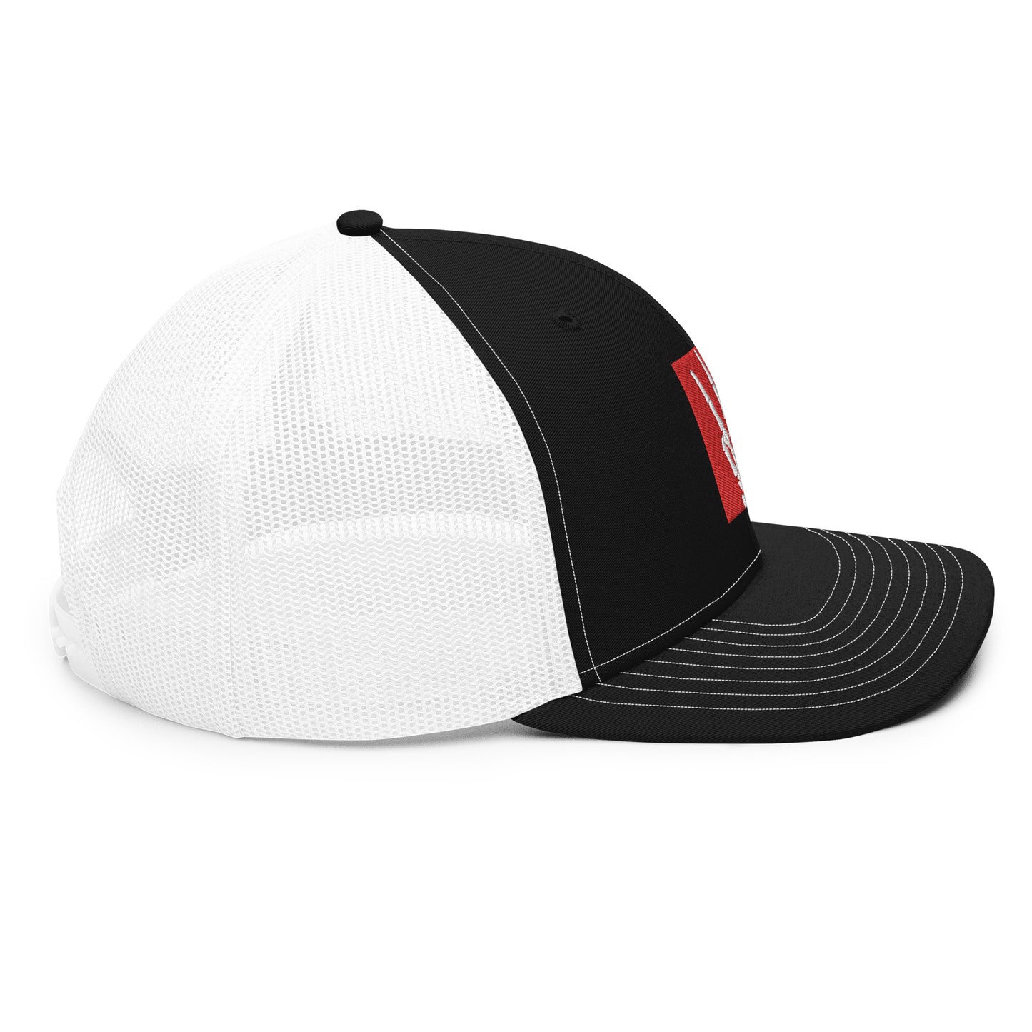 Code 3 Skeleton hand snapback (red)