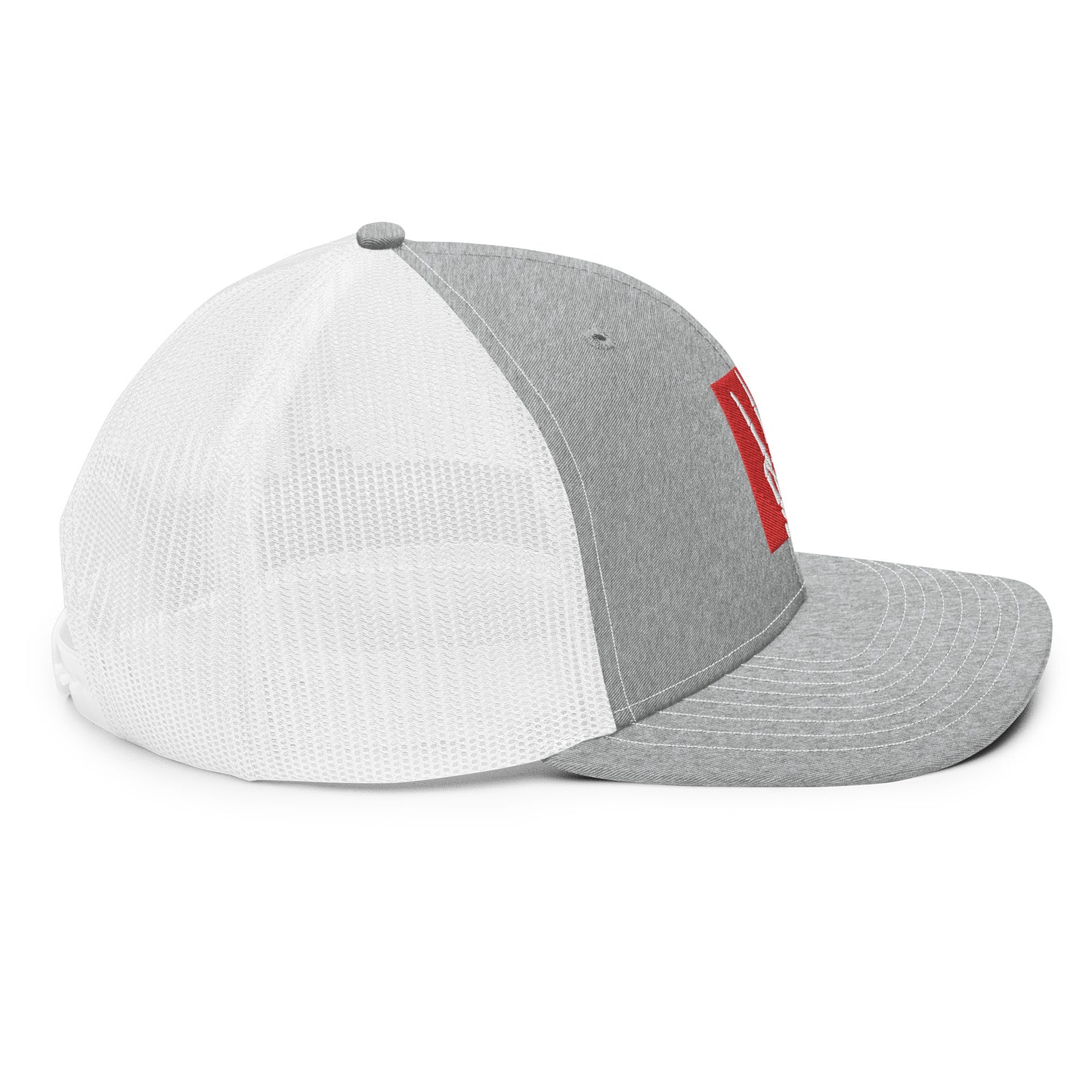 Code 3 Skeleton hand snapback (red)